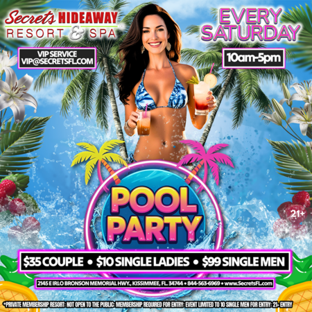 Saturday Pool Party - i.Candy Hallowsweet Takeover