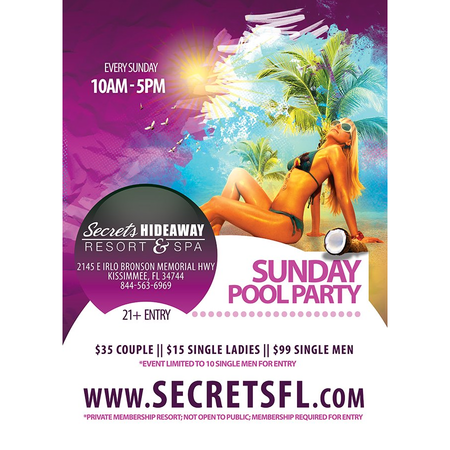Pool Party 10am-5pm - Arouse Weekend